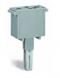 WAGO 3-conductor ground terminal block; 1.5 mm²; center marking; for DIN-rail 35 x 15 and 35 x 7.5; CAGE CLAMP; 1,50 mm²; green-yellow 279-687