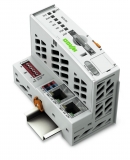 WAGO 812-104 Busbar terminal block; for (10 x 3) mm busbars; 12-pole; without push-buttons; 4 mm²; 4,00 mm²; blue
