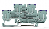WAGO 3-conductor ground terminal block; 1.5 mm²; center marking; for DIN-rail 35 x 15 and 35 x 7.5; CAGE CLAMP; 1,50 mm²; green-yellow 279-687