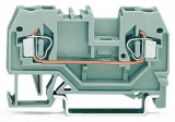 WAGO 812-104 Busbar terminal block; for (10 x 3) mm busbars; 12-pole; without push-buttons; 4 mm²; 4,00 mm²; blue