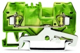 WAGO 812-104 Busbar terminal block; for (10 x 3) mm busbars; 12-pole; without push-buttons; 4 mm²; 4,00 mm²; blue
