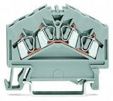 WAGO 3-conductor ground terminal block; 1.5 mm²; center marking; for DIN-rail 35 x 15 and 35 x 7.5; CAGE CLAMP; 1,50 mm²; green-yellow 279-687