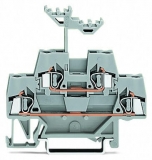 WAGO 3-conductor ground terminal block; 1.5 mm²; center marking; for DIN-rail 35 x 15 and 35 x 7.5; CAGE CLAMP; 1,50 mm²; green-yellow 279-687