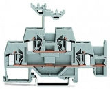 WAGO 3-conductor ground terminal block; 1.5 mm²; center marking; for DIN-rail 35 x 15 and 35 x 7.5; CAGE CLAMP; 1,50 mm²; green-yellow 279-687