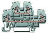 WAGO 3-conductor ground terminal block; 1.5 mm²; center marking; for DIN-rail 35 x 15 and 35 x 7.5; CAGE CLAMP; 1,50 mm²; green-yellow 279-687