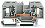 WAGO 812-104 Busbar terminal block; for (10 x 3) mm busbars; 12-pole; without push-buttons; 4 mm²; 4,00 mm²; blue