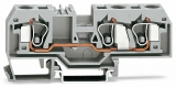 WAGO 3-conductor ground terminal block; 1.5 mm²; center marking; for DIN-rail 35 x 15 and 35 x 7.5; CAGE CLAMP; 1,50 mm²; green-yellow 279-687