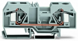 WAGO 812-104 Busbar terminal block; for (10 x 3) mm busbars; 12-pole; without push-buttons; 4 mm²; 4,00 mm²; blue