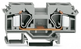 WAGO 812-104 Busbar terminal block; for (10 x 3) mm busbars; 12-pole; without push-buttons; 4 mm²; 4,00 mm²; blue