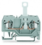 WAGO 3-conductor ground terminal block; 1.5 mm²; center marking; for DIN-rail 35 x 15 and 35 x 7.5; CAGE CLAMP; 1,50 mm²; green-yellow 279-687
