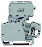 WAGO 3-conductor ground terminal block; 1.5 mm²; center marking; for DIN-rail 35 x 15 and 35 x 7.5; CAGE CLAMP; 1,50 mm²; green-yellow 279-687