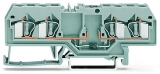 WAGO 3-conductor ground terminal block; 1.5 mm²; center marking; for DIN-rail 35 x 15 and 35 x 7.5; CAGE CLAMP; 1,50 mm²; green-yellow 279-687