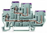 WAGO 3-conductor ground terminal block; 1.5 mm²; center marking; for DIN-rail 35 x 15 and 35 x 7.5; CAGE CLAMP; 1,50 mm²; green-yellow 279-687