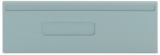 WAGO 812-104 Busbar terminal block; for (10 x 3) mm busbars; 12-pole; without push-buttons; 4 mm²; 4,00 mm²; blue
