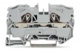 WAGO 3-conductor ground terminal block; 1.5 mm²; center marking; for DIN-rail 35 x 15 and 35 x 7.5; CAGE CLAMP; 1,50 mm²; green-yellow 279-687