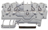 WAGO 3-conductor ground terminal block; 1.5 mm²; center marking; for DIN-rail 35 x 15 and 35 x 7.5; CAGE CLAMP; 1,50 mm²; green-yellow 279-687