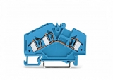WAGO 3-conductor ground terminal block; 1.5 mm²; center marking; for DIN-rail 35 x 15 and 35 x 7.5; CAGE CLAMP; 1,50 mm²; green-yellow 279-687