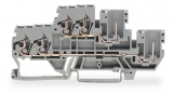 WAGO 3-conductor ground terminal block; 1.5 mm²; center marking; for DIN-rail 35 x 15 and 35 x 7.5; CAGE CLAMP; 1,50 mm²; green-yellow 279-687