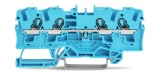 WAGO 3-conductor ground terminal block; 1.5 mm²; center marking; for DIN-rail 35 x 15 and 35 x 7.5; CAGE CLAMP; 1,50 mm²; green-yellow 279-687