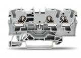 WAGO 3-conductor ground terminal block; 1.5 mm²; center marking; for DIN-rail 35 x 15 and 35 x 7.5; CAGE CLAMP; 1,50 mm²; green-yellow 279-687