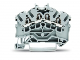WAGO 3-conductor ground terminal block; 1.5 mm²; center marking; for DIN-rail 35 x 15 and 35 x 7.5; CAGE CLAMP; 1,50 mm²; green-yellow 279-687