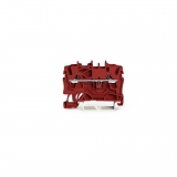 WAGO 3-conductor ground terminal block; 1.5 mm²; center marking; for DIN-rail 35 x 15 and 35 x 7.5; CAGE CLAMP; 1,50 mm²; green-yellow 279-687