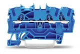 WAGO 3-conductor ground terminal block; 1.5 mm²; center marking; for DIN-rail 35 x 15 and 35 x 7.5; CAGE CLAMP; 1,50 mm²; green-yellow 279-687