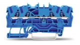 WAGO 3-conductor ground terminal block; 1.5 mm²; center marking; for DIN-rail 35 x 15 and 35 x 7.5; CAGE CLAMP; 1,50 mm²; green-yellow 279-687