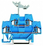 WAGO 3-conductor ground terminal block; 1.5 mm²; center marking; for DIN-rail 35 x 15 and 35 x 7.5; CAGE CLAMP; 1,50 mm²; green-yellow 279-687