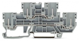 WAGO 3-conductor ground terminal block; 1.5 mm²; center marking; for DIN-rail 35 x 15 and 35 x 7.5; CAGE CLAMP; 1,50 mm²; green-yellow 279-687