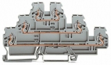 WAGO 3-conductor ground terminal block; 1.5 mm²; center marking; for DIN-rail 35 x 15 and 35 x 7.5; CAGE CLAMP; 1,50 mm²; green-yellow 279-687