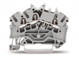 WAGO 3-conductor ground terminal block; 1.5 mm²; center marking; for DIN-rail 35 x 15 and 35 x 7.5; CAGE CLAMP; 1,50 mm²; green-yellow 279-687