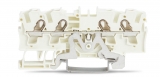 WAGO 3-conductor ground terminal block; 1.5 mm²; center marking; for DIN-rail 35 x 15 and 35 x 7.5; CAGE CLAMP; 1,50 mm²; green-yellow 279-687