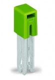 WAGO 3-conductor ground terminal block; 1.5 mm²; center marking; for DIN-rail 35 x 15 and 35 x 7.5; CAGE CLAMP; 1,50 mm²; green-yellow 279-687