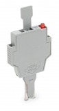 WAGO 3-conductor ground terminal block; 1.5 mm²; center marking; for DIN-rail 35 x 15 and 35 x 7.5; CAGE CLAMP; 1,50 mm²; green-yellow 279-687