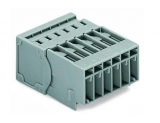 WAGO 3-conductor ground terminal block; 1.5 mm²; center marking; for DIN-rail 35 x 15 and 35 x 7.5; CAGE CLAMP; 1,50 mm²; green-yellow 279-687