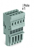 WAGO 3-conductor ground terminal block; 1.5 mm²; center marking; for DIN-rail 35 x 15 and 35 x 7.5; CAGE CLAMP; 1,50 mm²; green-yellow 279-687