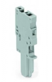 WAGO 3-conductor ground terminal block; 1.5 mm²; center marking; for DIN-rail 35 x 15 and 35 x 7.5; CAGE CLAMP; 1,50 mm²; green-yellow 279-687