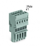 WAGO 3-conductor ground terminal block; 1.5 mm²; center marking; for DIN-rail 35 x 15 and 35 x 7.5; CAGE CLAMP; 1,50 mm²; green-yellow 279-687