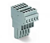 WAGO 3-conductor ground terminal block; 1.5 mm²; center marking; for DIN-rail 35 x 15 and 35 x 7.5; CAGE CLAMP; 1,50 mm²; green-yellow 279-687