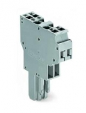 WAGO 3-conductor ground terminal block; 1.5 mm²; center marking; for DIN-rail 35 x 15 and 35 x 7.5; CAGE CLAMP; 1,50 mm²; green-yellow 279-687