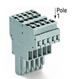 WAGO 3-conductor ground terminal block; 1.5 mm²; center marking; for DIN-rail 35 x 15 and 35 x 7.5; CAGE CLAMP; 1,50 mm²; green-yellow 279-687