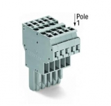 WAGO 3-conductor ground terminal block; 1.5 mm²; center marking; for DIN-rail 35 x 15 and 35 x 7.5; CAGE CLAMP; 1,50 mm²; green-yellow 279-687
