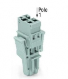 WAGO 3-conductor ground terminal block; 1.5 mm²; center marking; for DIN-rail 35 x 15 and 35 x 7.5; CAGE CLAMP; 1,50 mm²; green-yellow 279-687
