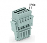 WAGO 3-conductor ground terminal block; 1.5 mm²; center marking; for DIN-rail 35 x 15 and 35 x 7.5; CAGE CLAMP; 1,50 mm²; green-yellow 279-687
