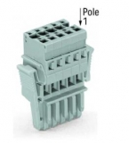WAGO 3-conductor ground terminal block; 1.5 mm²; center marking; for DIN-rail 35 x 15 and 35 x 7.5; CAGE CLAMP; 1,50 mm²; green-yellow 279-687