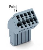 WAGO 3-conductor ground terminal block; 1.5 mm²; center marking; for DIN-rail 35 x 15 and 35 x 7.5; CAGE CLAMP; 1,50 mm²; green-yellow 279-687