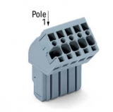 WAGO 3-conductor ground terminal block; 1.5 mm²; center marking; for DIN-rail 35 x 15 and 35 x 7.5; CAGE CLAMP; 1,50 mm²; green-yellow 279-687