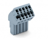 WAGO 3-conductor ground terminal block; 1.5 mm²; center marking; for DIN-rail 35 x 15 and 35 x 7.5; CAGE CLAMP; 1,50 mm²; green-yellow 279-687
