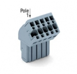WAGO 3-conductor ground terminal block; 1.5 mm²; center marking; for DIN-rail 35 x 15 and 35 x 7.5; CAGE CLAMP; 1,50 mm²; green-yellow 279-687